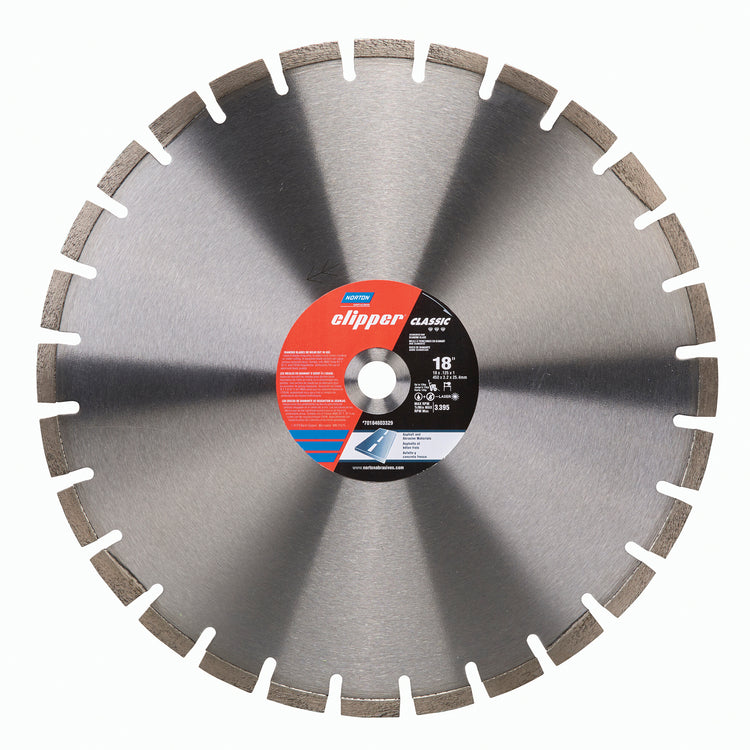 18" Clipper Classic Asphalt Dry Segmented Blade