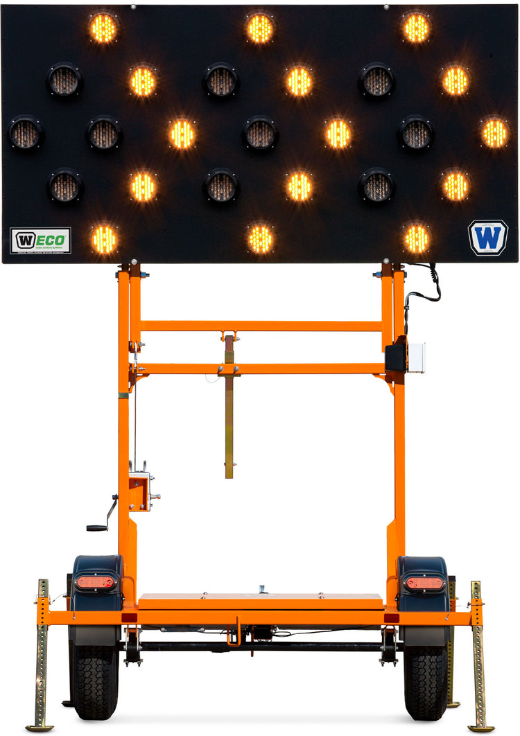 Folding Frame Arrow Board Skids